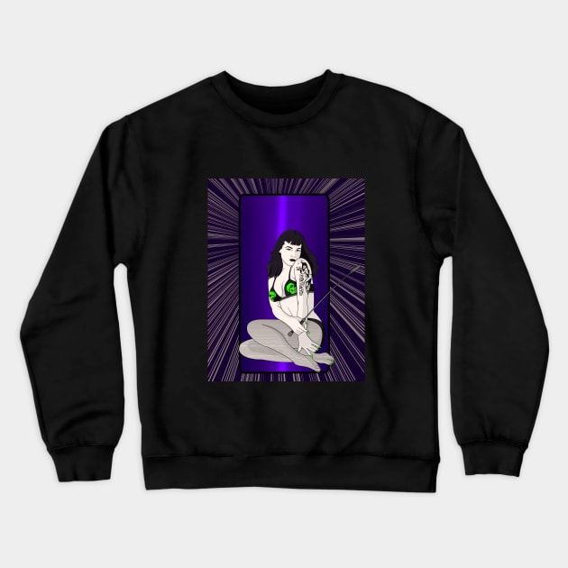 Bombshell Bettie Page Crewneck Sweatshirt by Injustice